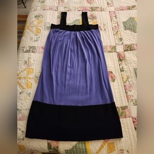 Purple & black dress